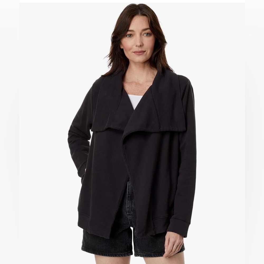 New Mod-O-Doc
French Terry Long Sleeve Draped Front Jacket Size S/M